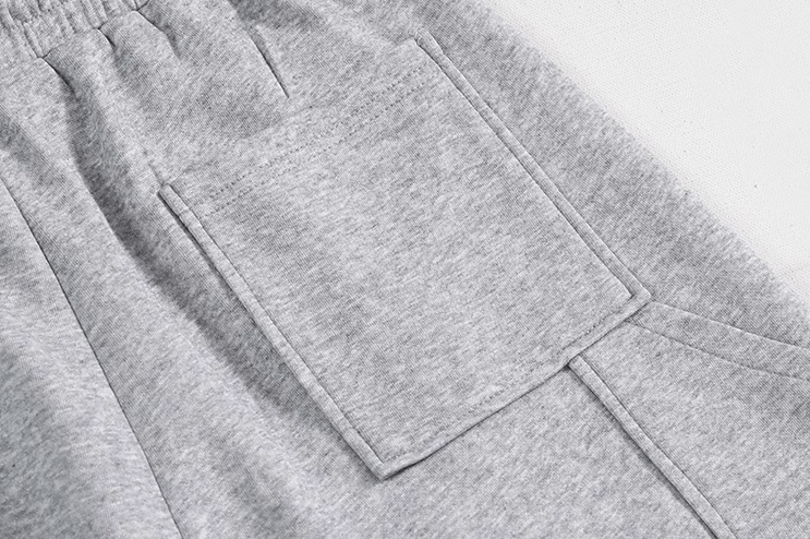 GRAY BUTTON-UP HOODIE & WIDE SWEATPANTS SET
