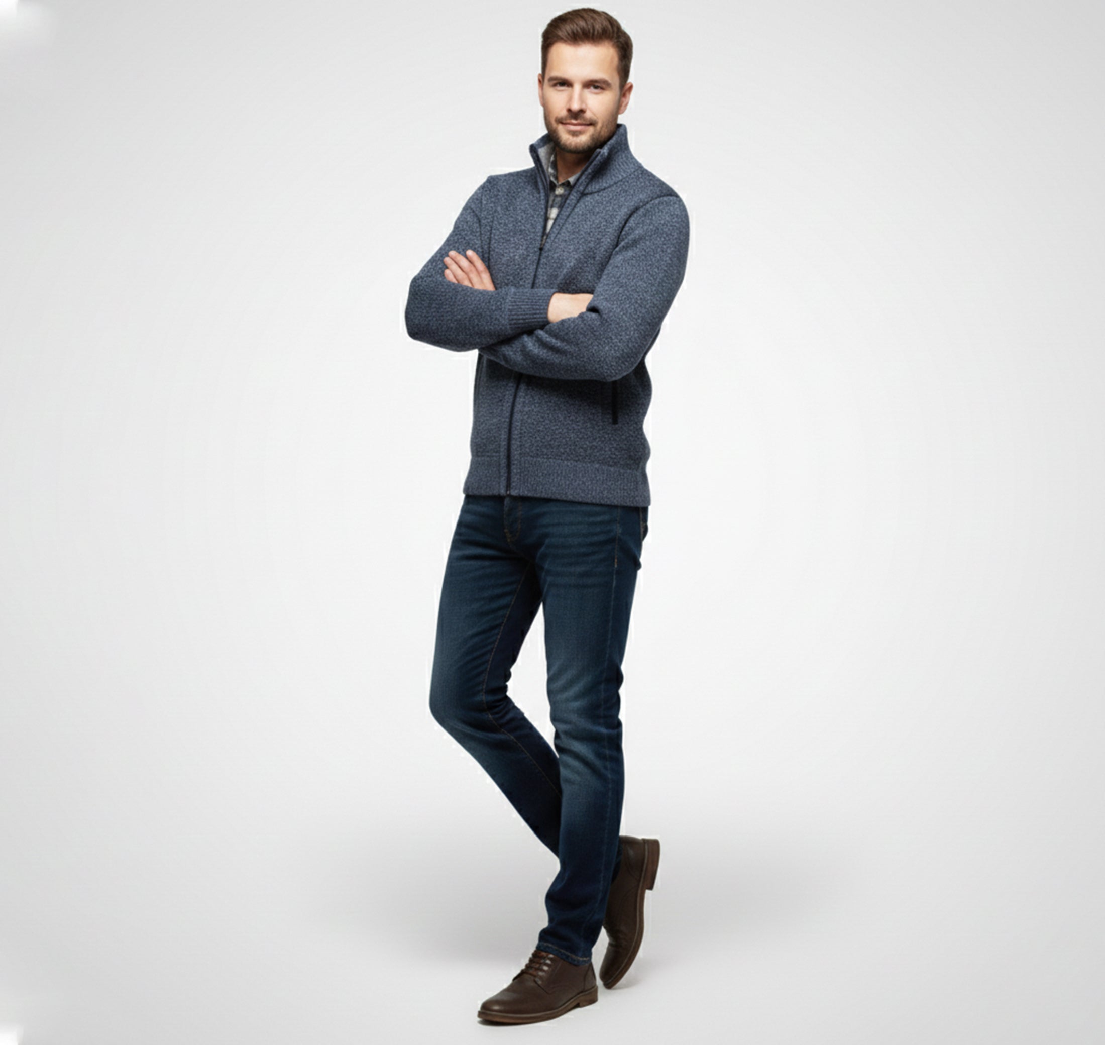 Rocal Outlet | Men's Knitted Cardigan – Warm Knitted Coat
