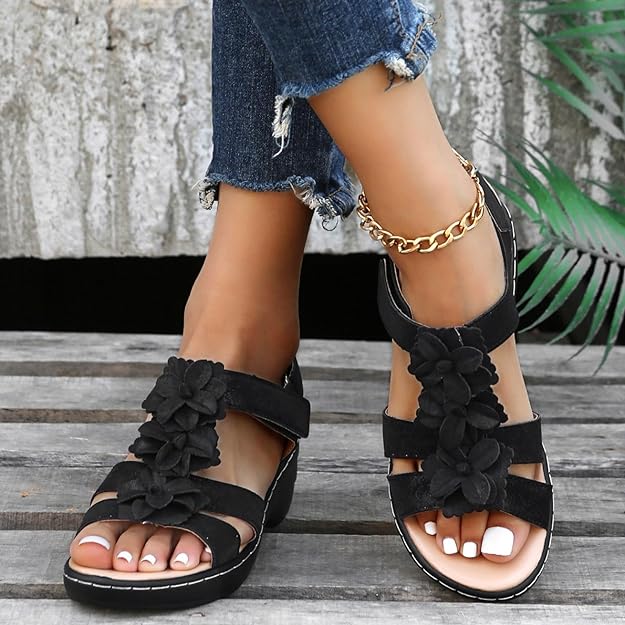 Rocal Outlet |Daisy wedge sandals