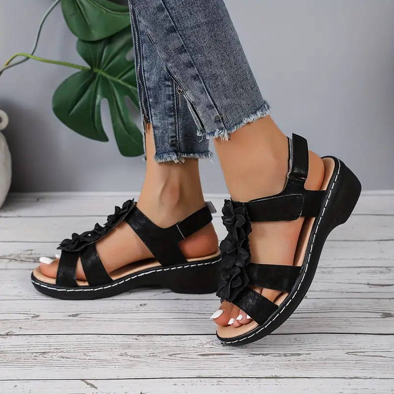 Rocal Outlet |Daisy wedge sandals