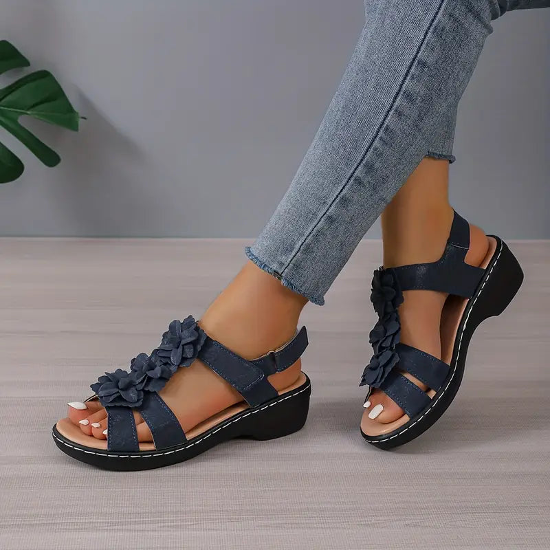 Rocal Outlet |Daisy wedge sandals