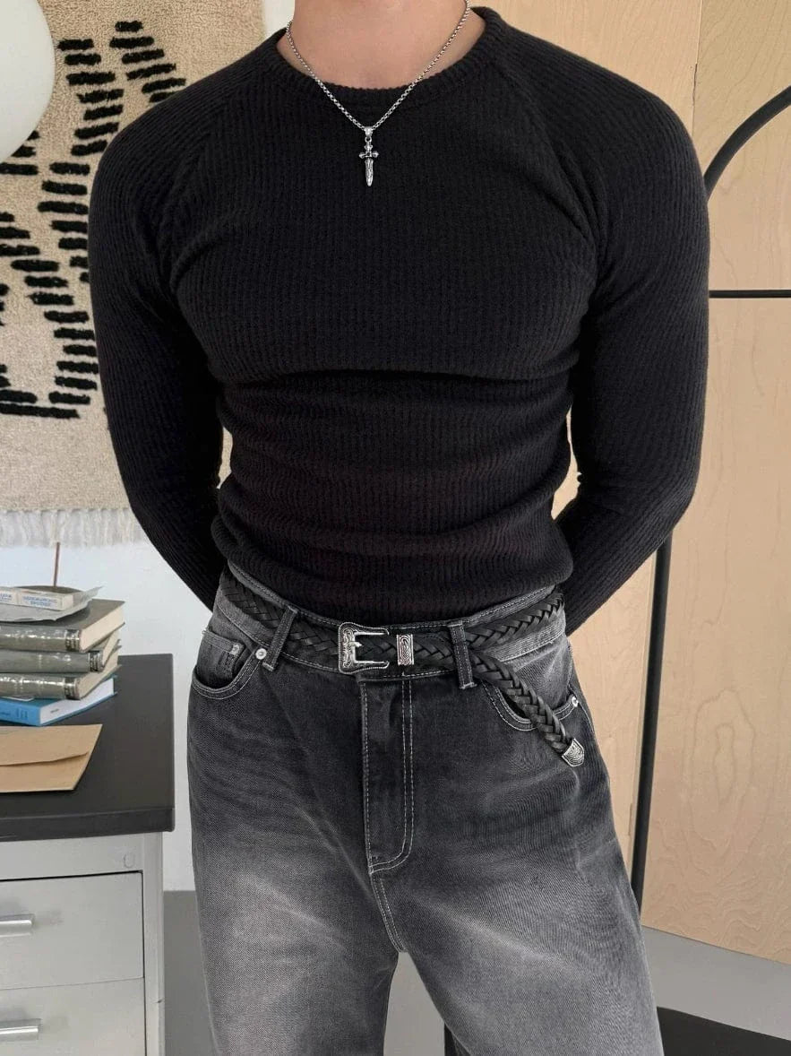 RT No. 32055 KNIT SLIM FIT COMPRESSION LONGSLEEVE