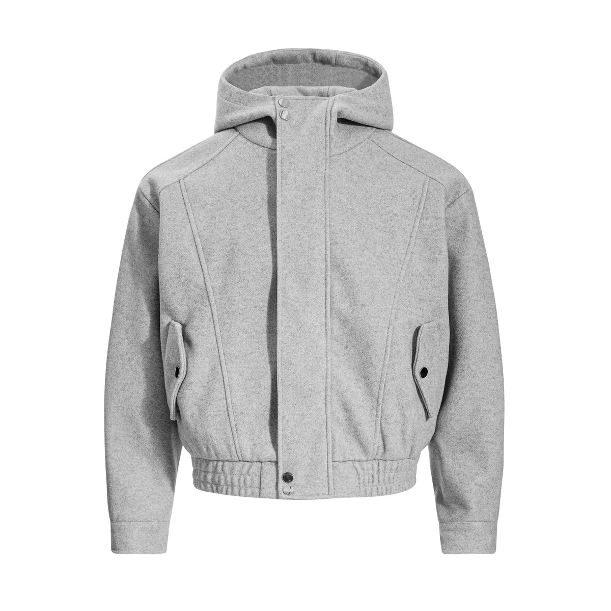 RT No. 50126 KAGE WOOLEN HOODED JACKET