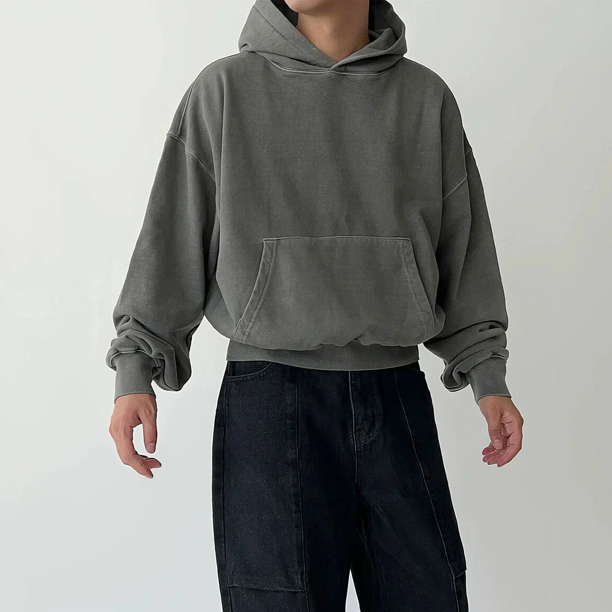 CROP PULLOVER HOODIE