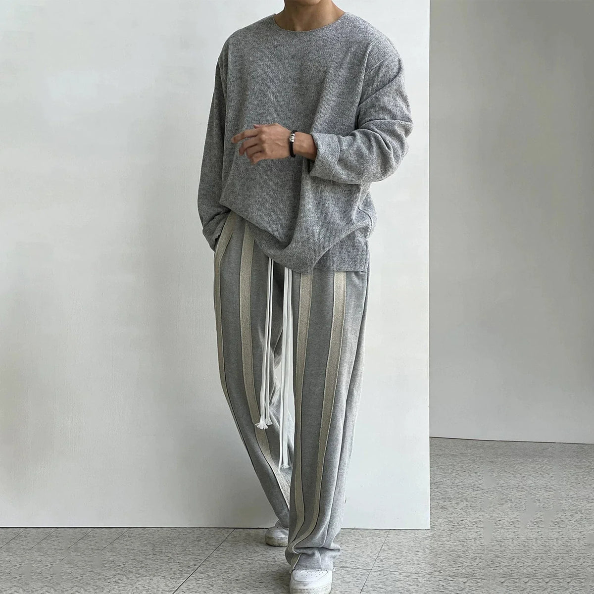 KNIT PULLOVER LONG SLEEVE