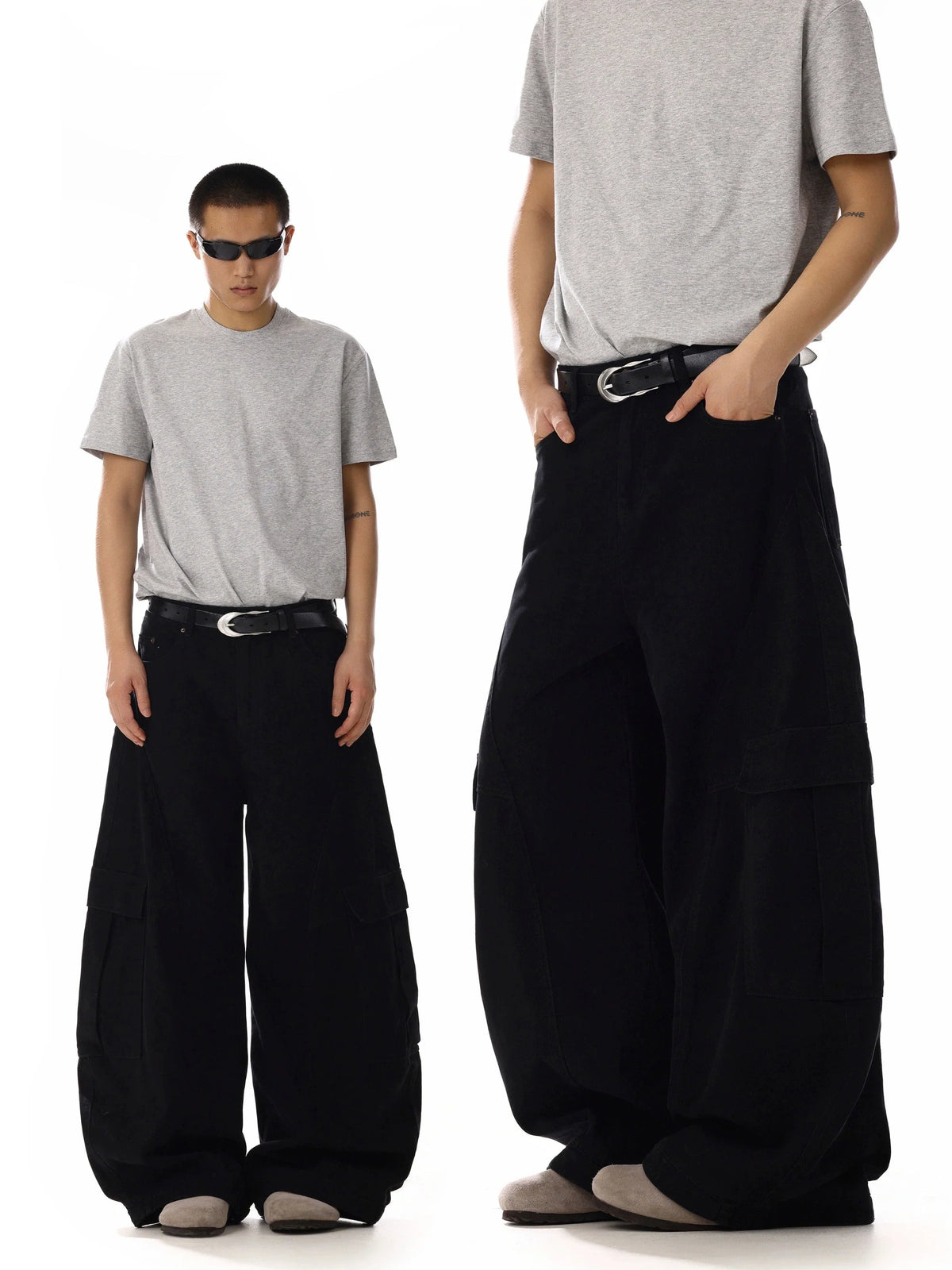 RT No. 18712 RECONSTRUCTED SCIMITAR CARGO PANTS