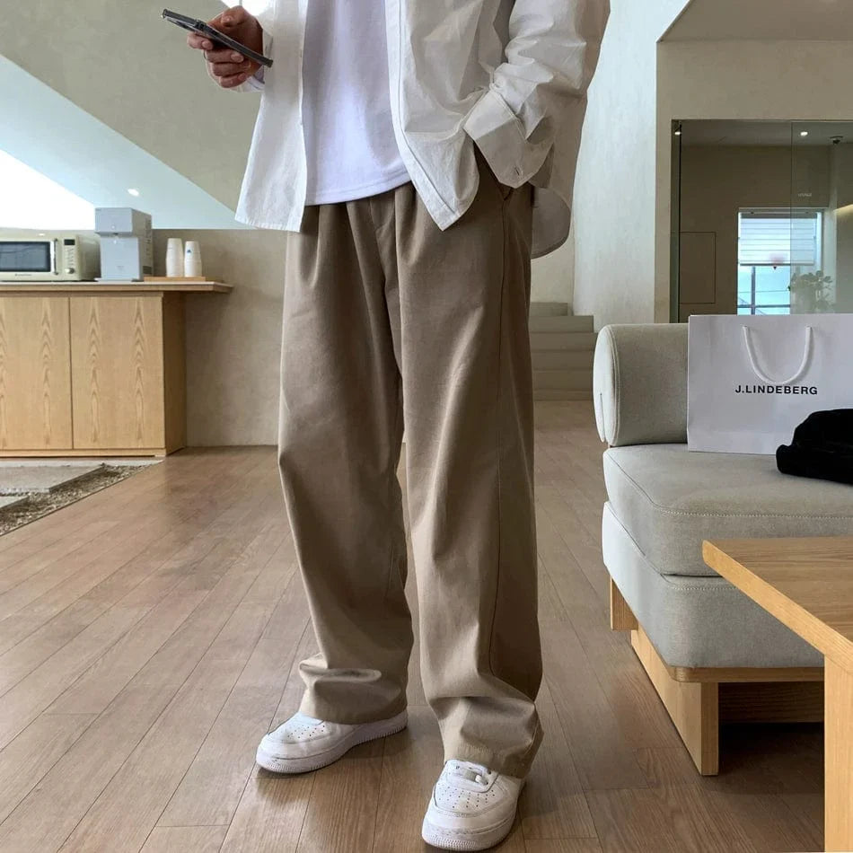 CASUAL STRAIGHT PANTS