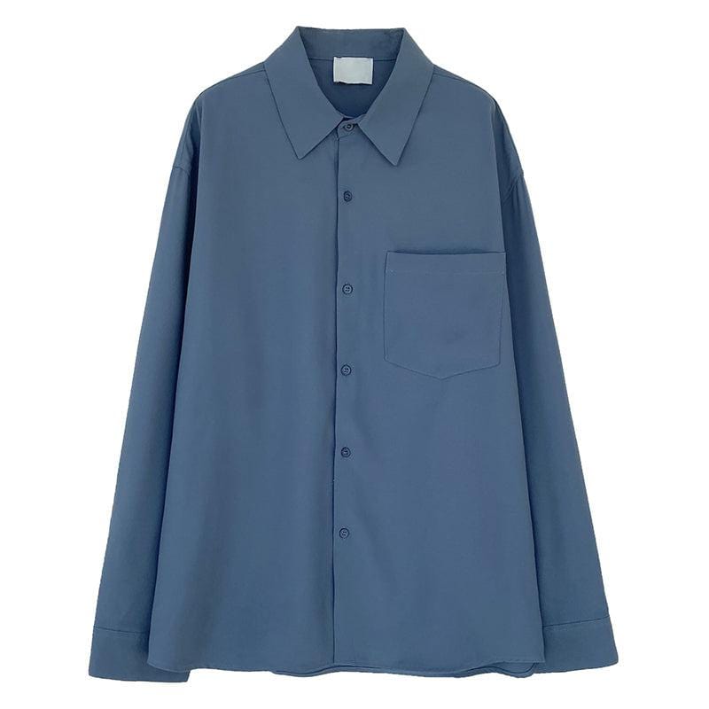 ESSENTIALS BUTTON-UP COLLAR SHIRT