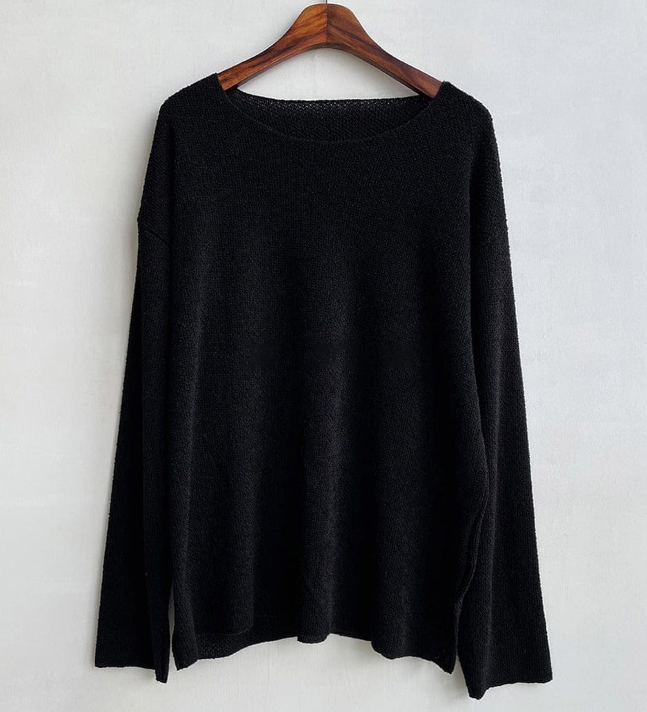 KNIT PULLOVER LONG SLEEVE