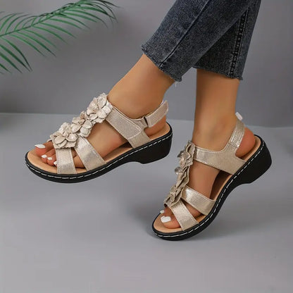 Rocal Outlet |Daisy wedge sandals