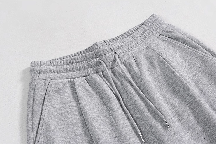 GRAY BUTTON-UP HOODIE & WIDE SWEATPANTS SET