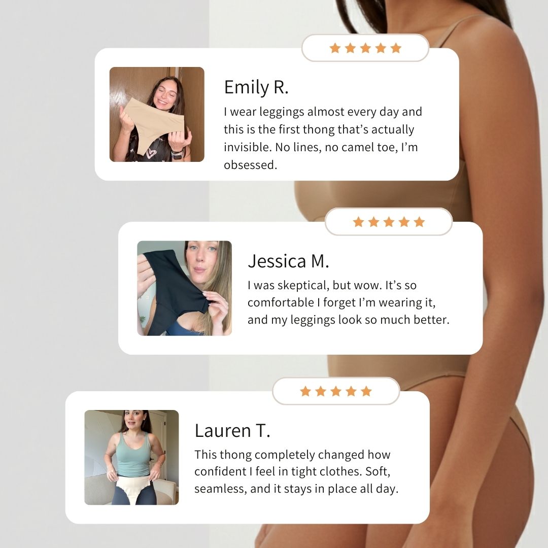 Invisible Camel Toe Thong - High Rise