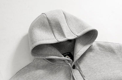 OVERSIZE BUTTON-UP HOODIE JACKET
