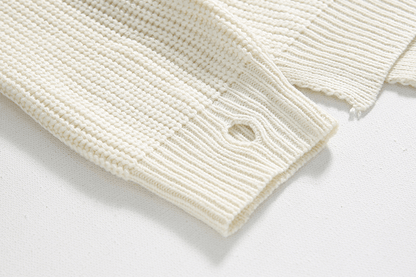 KNITTED ROUND NECK SWEATER