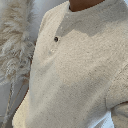 HALF BUTTON SHORT SLEEVE