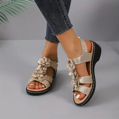 Rocal Outlet |Daisy wedge sandals