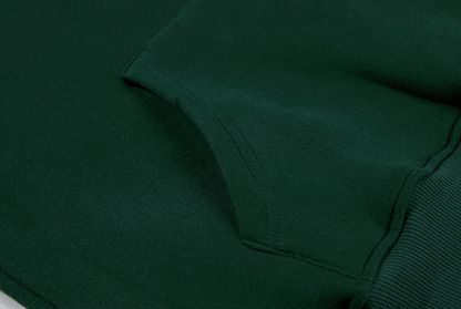 GREEN LETTERED HOODIE