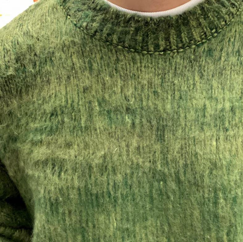 MOHAIR WOOLEN KNITTED SWEATER