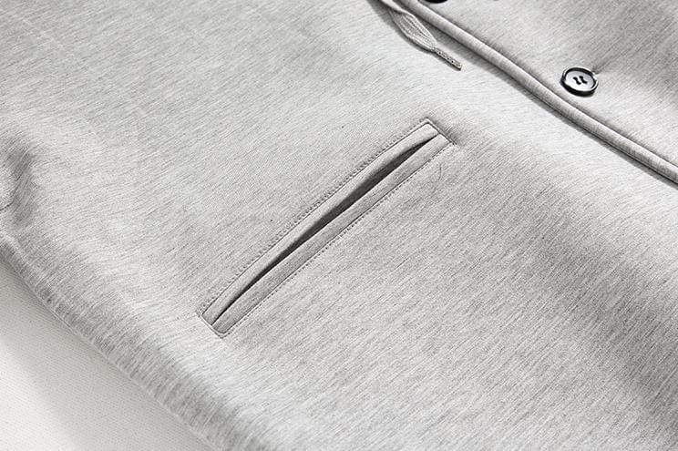 OVERSIZE BUTTON-UP HOODIE JACKET