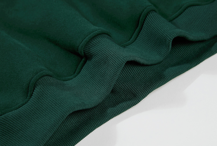 GREEN LETTERED HOODIE
