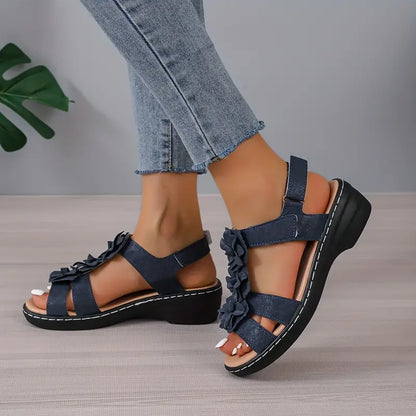 Rocal Outlet |Daisy wedge sandals