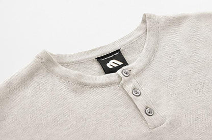 HALF BUTTON SHORT SLEEVE