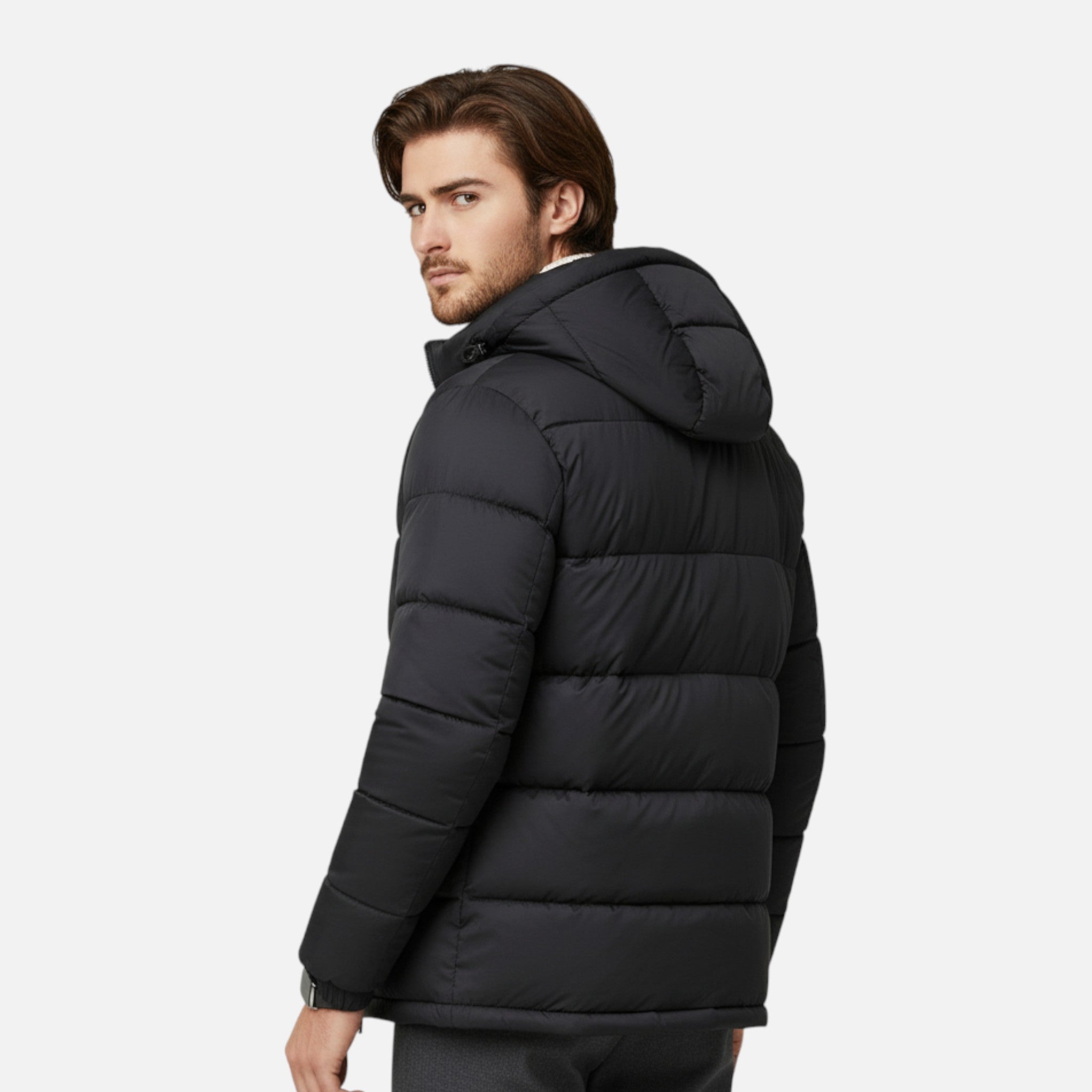 Rocal Outlet | Men's padded jacket – traditional warmth with hood