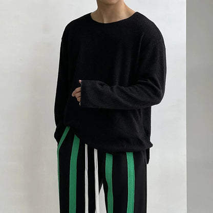 KNIT PULLOVER LONG SLEEVE