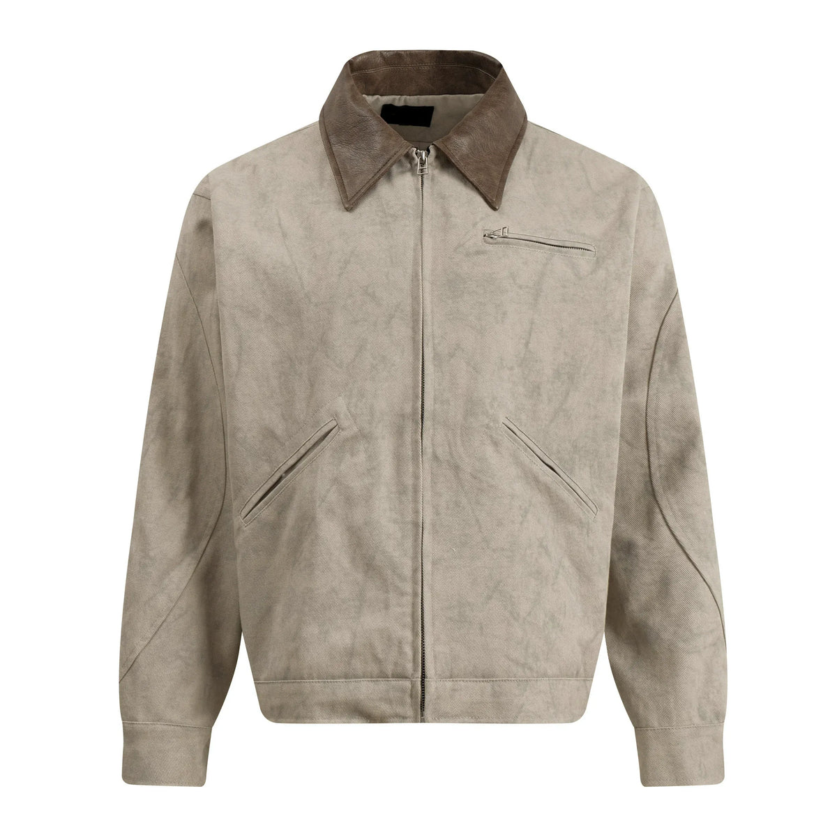 RT No. 50127 DRIFTWOOD LEATHER COLLAR WORKWEAR JACKET
