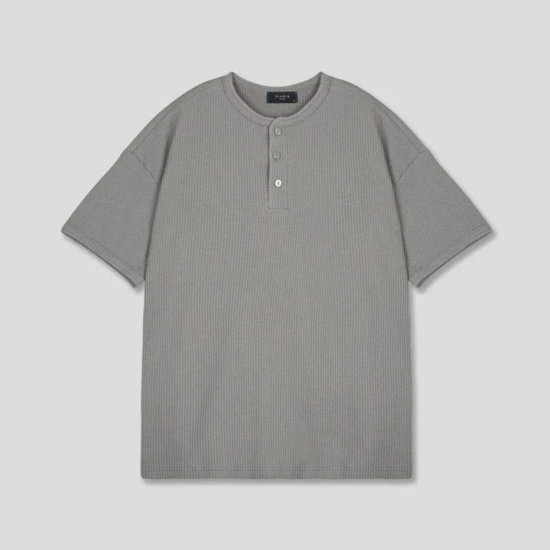 HENLEY COLLAR SHORT SLEEVE
