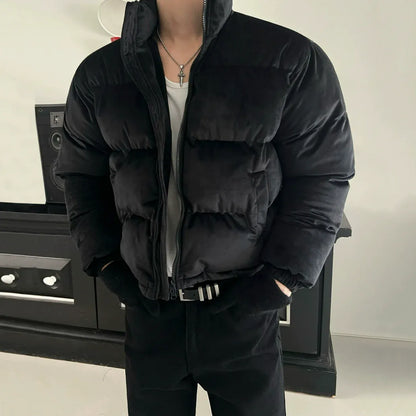 RT No. 42106 STAND COLLAR PUFFER JACKET