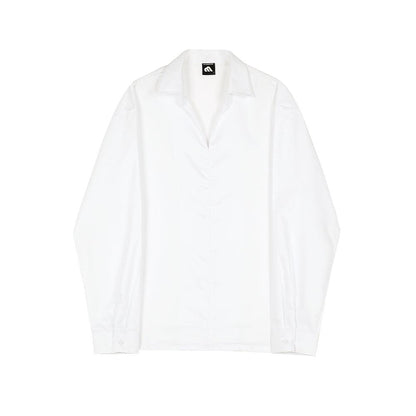 V-NECK COLLAR SHIRT