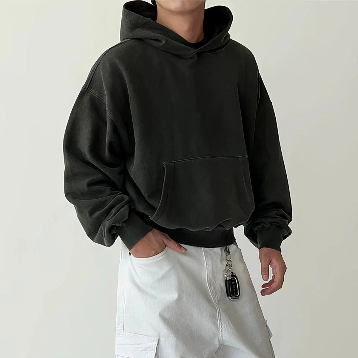 CROP PULLOVER HOODIE