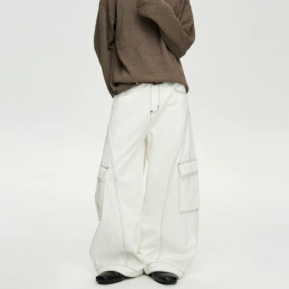 RT No. 40830 YORU STITCHED CARGO BAGGY PANTS