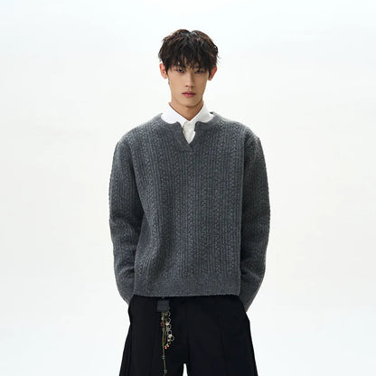 RT No. 40519 KNITWEAR V-NECK SWEATER