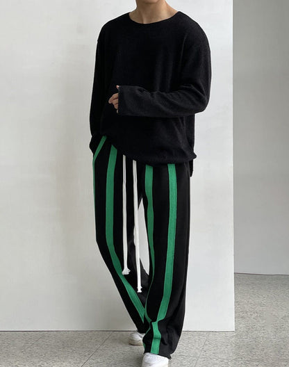 KNIT PULLOVER LONG SLEEVE