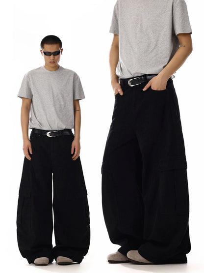 RT No. 18712 RECONSTRUCTED SCIMITAR CARGO PANTS
