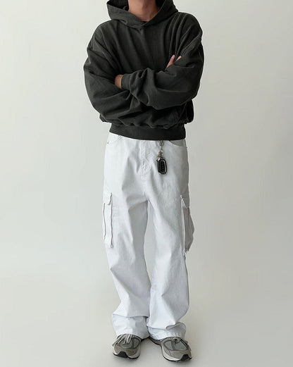 CROP PULLOVER HOODIE
