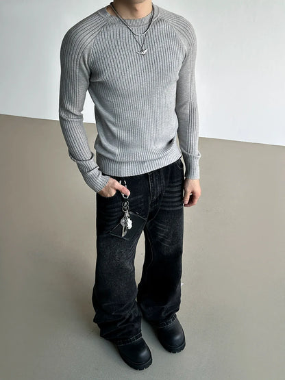 RT No. 50128 KNITWEAR SLIM LONGSLEEVE