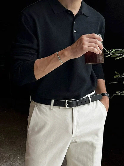 RT No. 32050 KNIT POLO SWEATER