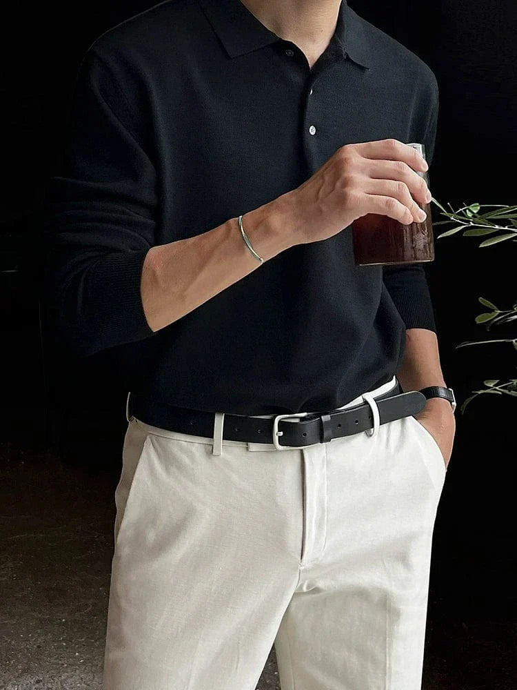 RT No. 32050 KNIT POLO SWEATER