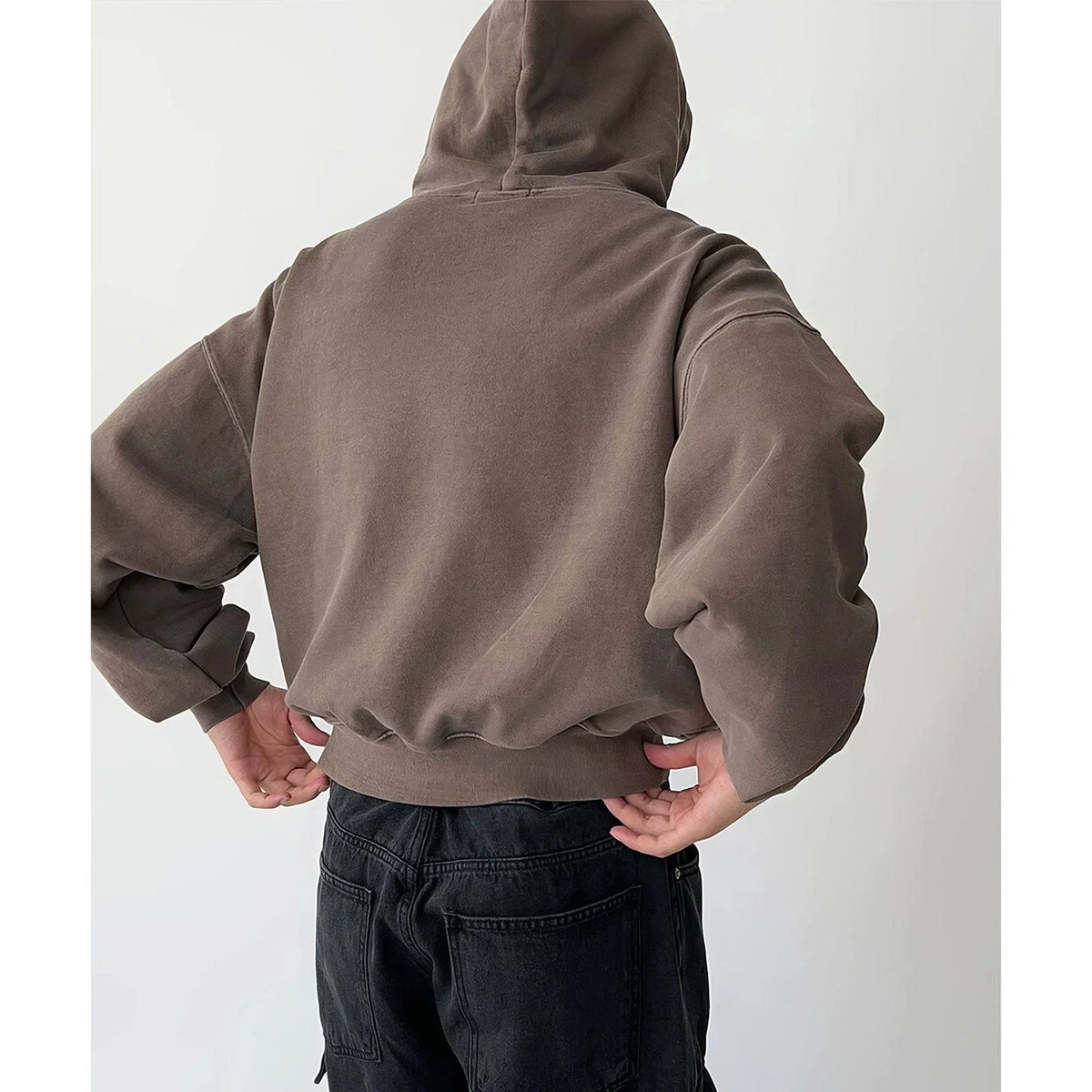 CROP PULLOVER HOODIE