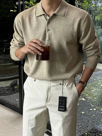 RT No. 32050 KNIT POLO SWEATER