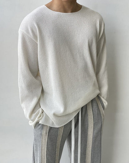 KNIT PULLOVER LONG SLEEVE