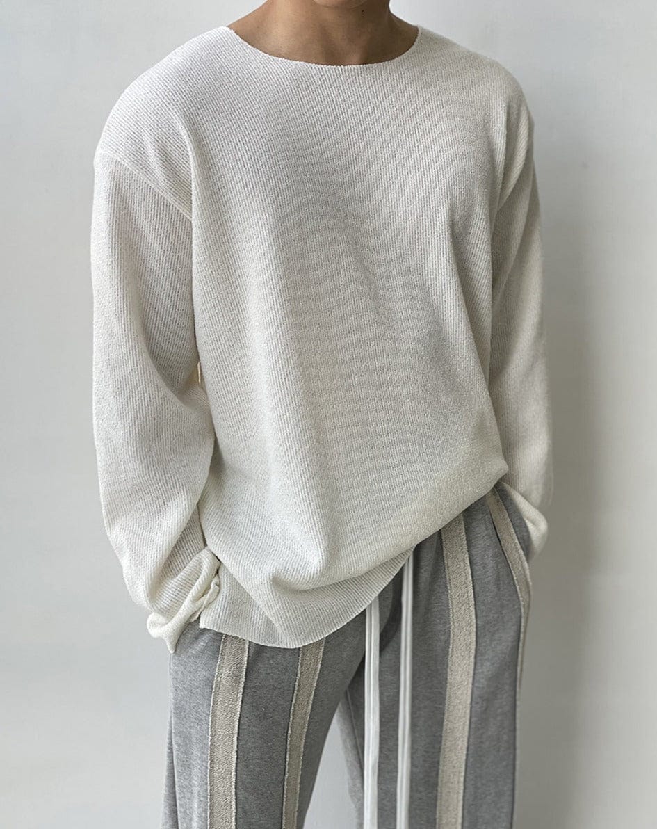 KNIT PULLOVER LONG SLEEVE