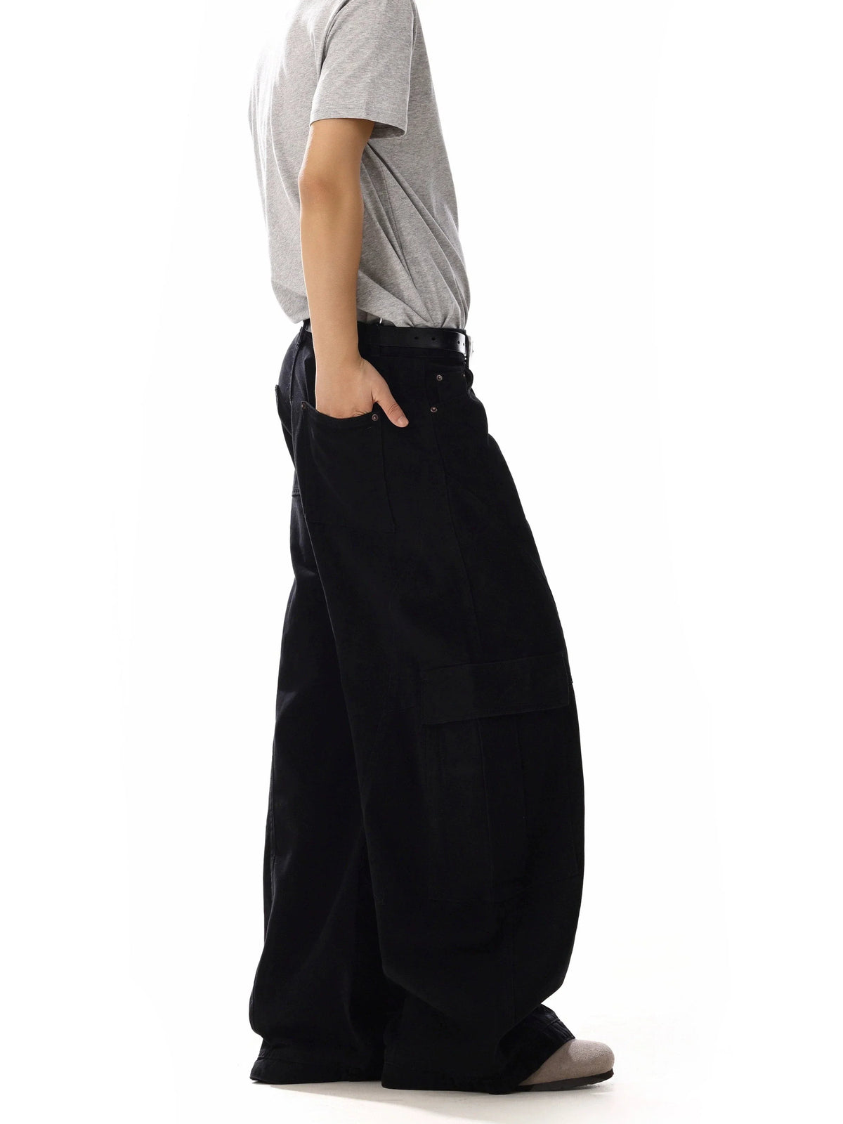 RT No. 18712 RECONSTRUCTED SCIMITAR CARGO PANTS
