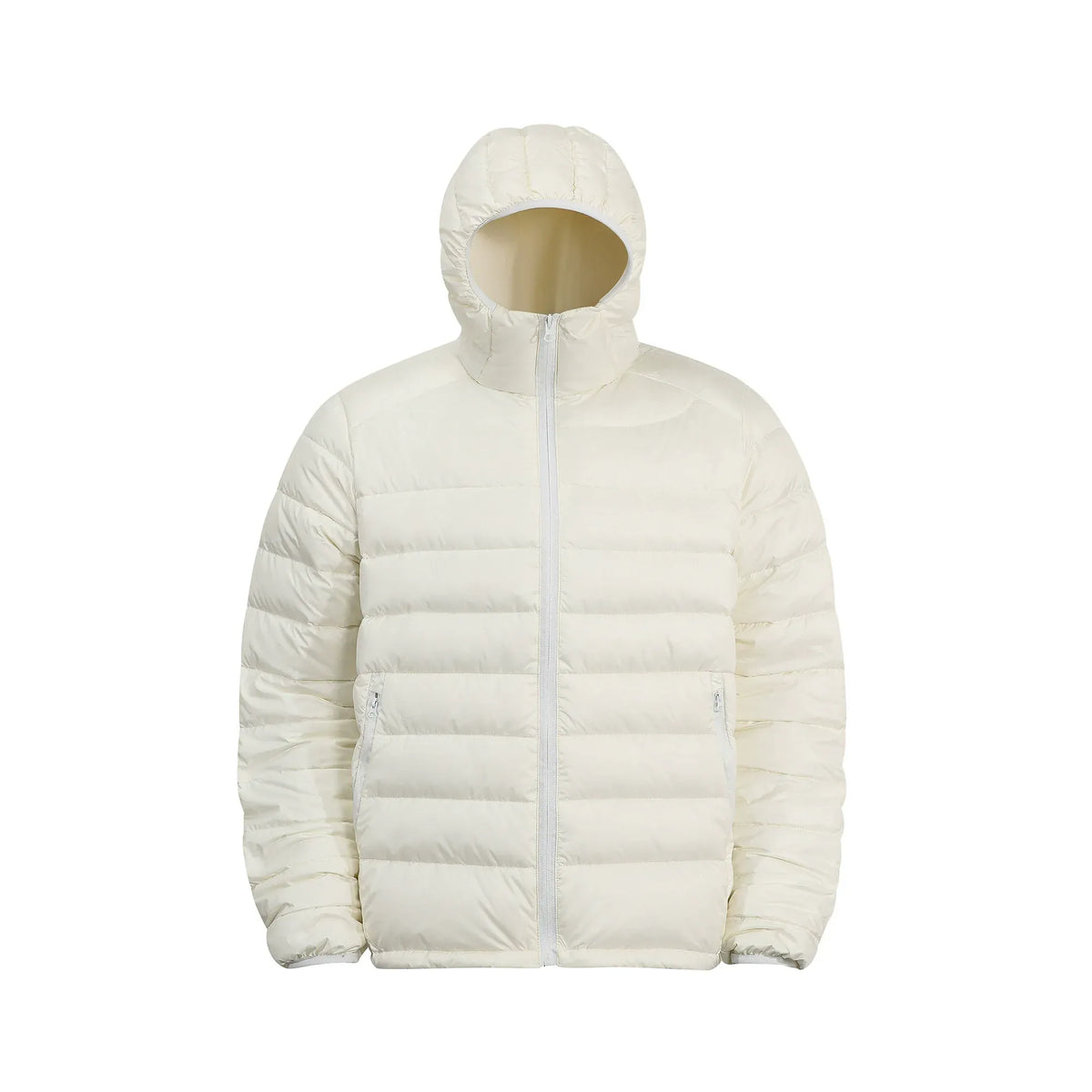RT No. 50240 RIBBED DOWN HOODED JACKET