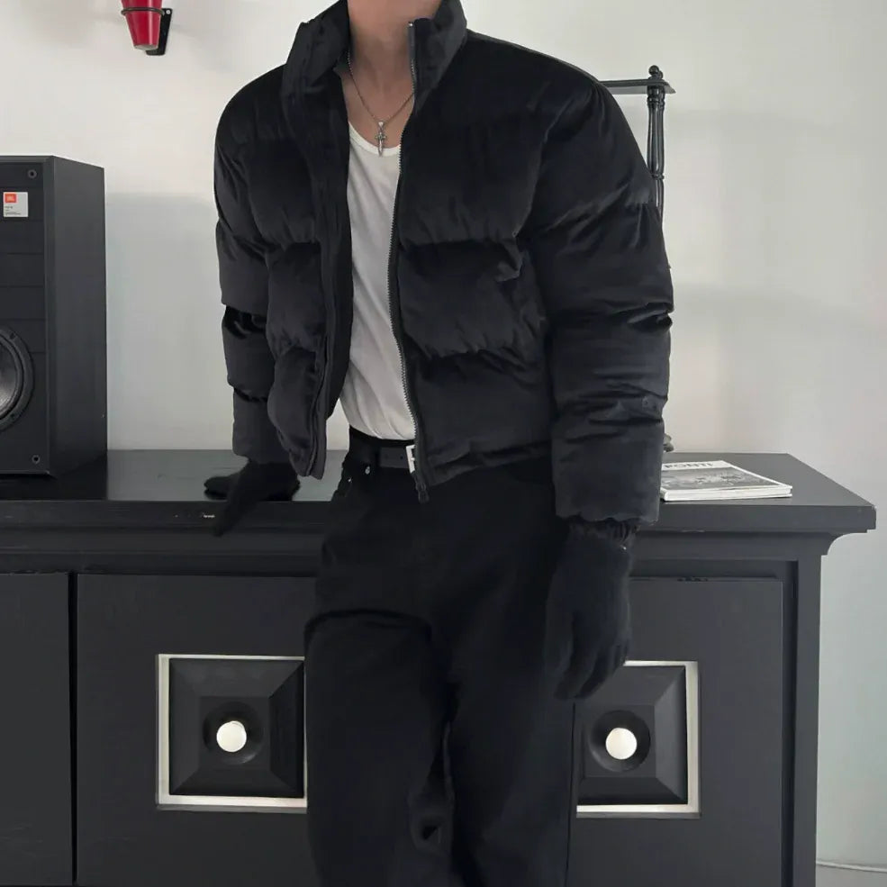 RT No. 42106 STAND COLLAR PUFFER JACKET