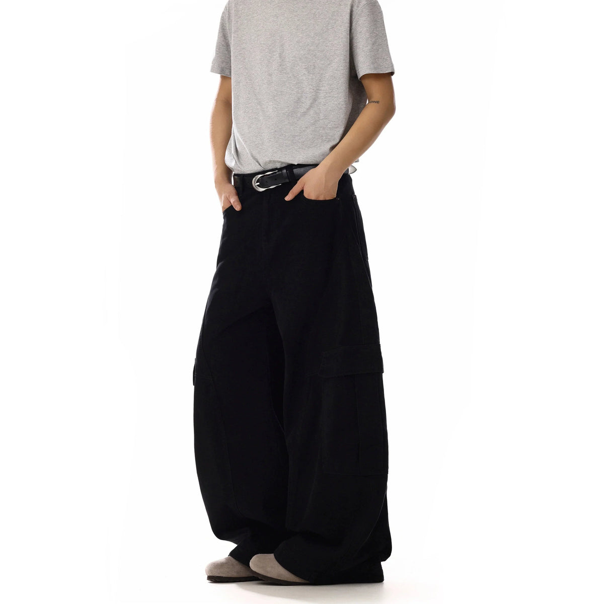 RT No. 18712 RECONSTRUCTED SCIMITAR CARGO PANTS