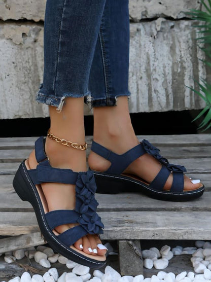 Rocal Outlet |Daisy wedge sandals